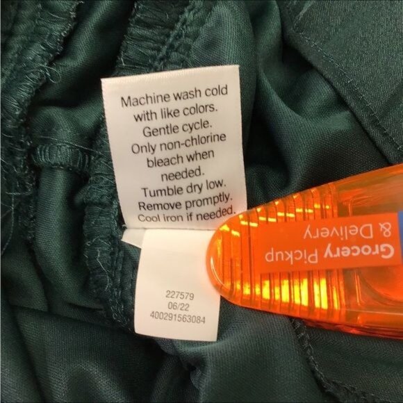 Nine West Women’s Sleeveless Ruffle Halter Peplum Blouse, Green, size XXL - Picture 7 of 9